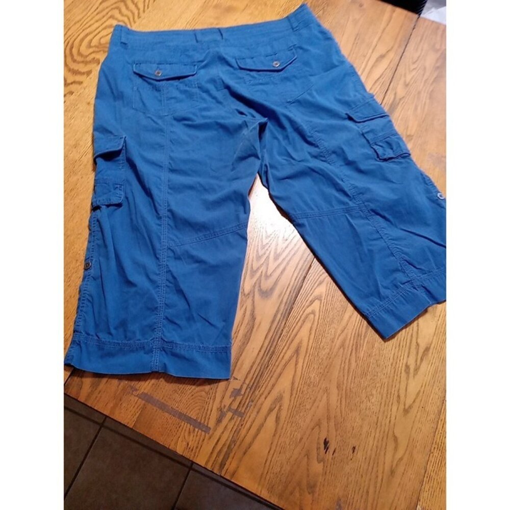 KUHL SHORTS Mens 14 BLUE  Cargo ?  Preowned  Summer Spring Vacation Casual Used - Picture 8 of 10